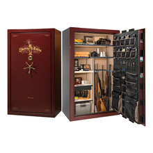 Load image into Gallery viewer, #color_burgundy marble with brass hardware