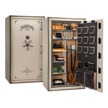 Load image into Gallery viewer, #color_champagne feathered edge with black chrome hardware