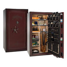 Load image into Gallery viewer, #color_burgundy metallic feathered edge with black chrome hardware