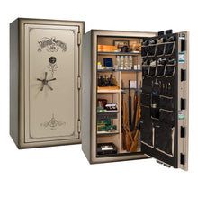 Load image into Gallery viewer, #color_champagne feathered edge with black chrome hardware