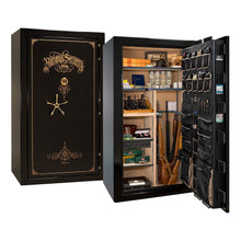 Load image into Gallery viewer, #color_mirror black with brass hardware