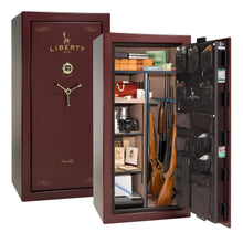 Load image into Gallery viewer, #color_burgundy marble with brass hardware

