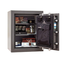 Load image into Gallery viewer, #color_gray marble with black chrome hardware
