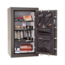 Load image into Gallery viewer, #color_gray marble with black chrome hardware
