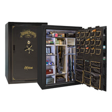 Load image into Gallery viewer, #color_mirror black with brass hardware
