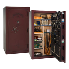 Load image into Gallery viewer, #color_burgundy marble with black chrome hardware
