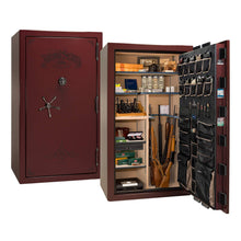 Load image into Gallery viewer, #color_burgundy marble with black chrome hardware
